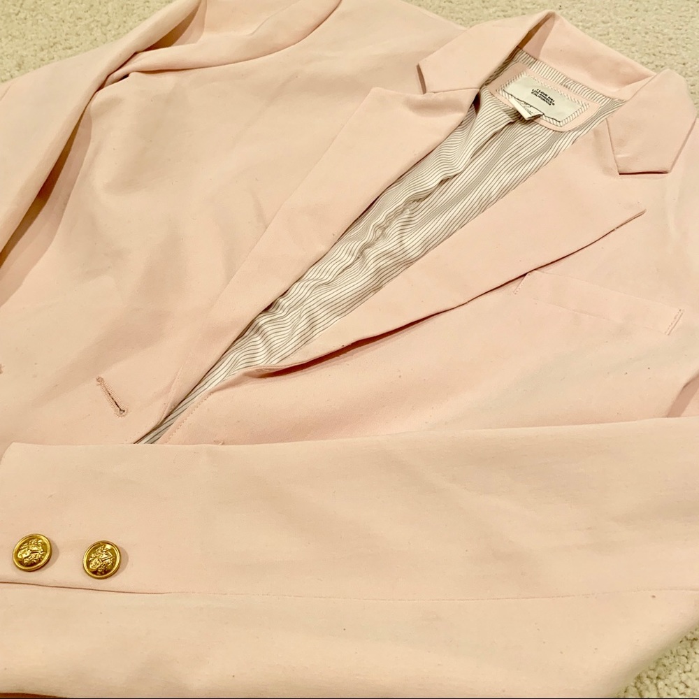 Soft Pink Blazer Jacket